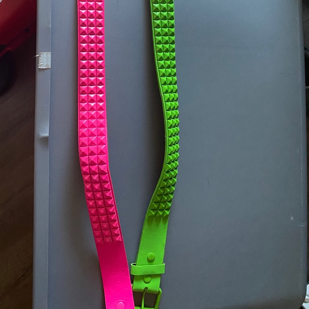 Neon Spike Belts